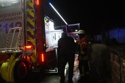 Schoenaich: Kaminbrand sorgt fuer Feuerwehr Einsatz am Sonntagabend in Schoenaich 